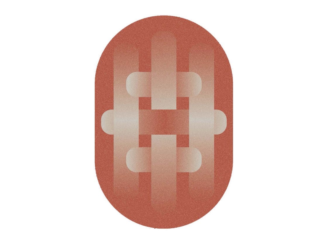 Узорчатый овальный ковер HC28 maison SPLICE ARCH-00100022 - Вид №2