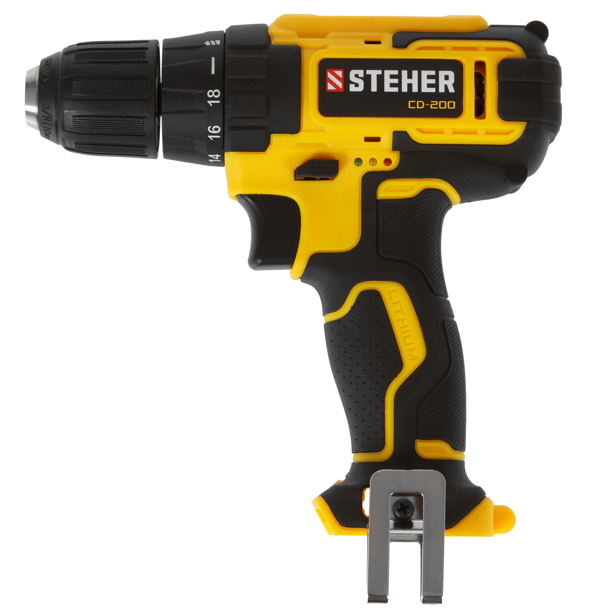 Дрель-шуруповерт STEHER CD-200   , Без ЗУ, Без АКБ 5451683 STDN-0094873