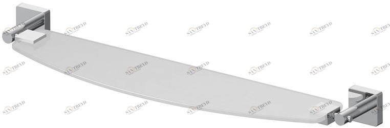 INDA® Хрустальная полка для ванной Forum quadra A30090