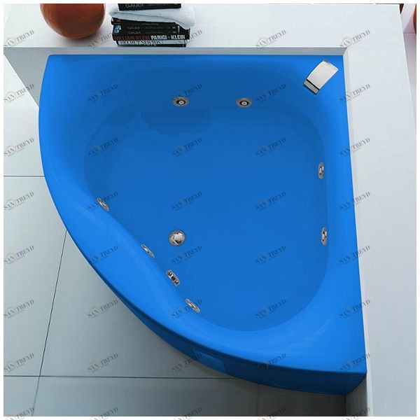 Ванна Gruppo tressee Slide V0447-G голубая угловая большая Gruppo Treesse V0447G