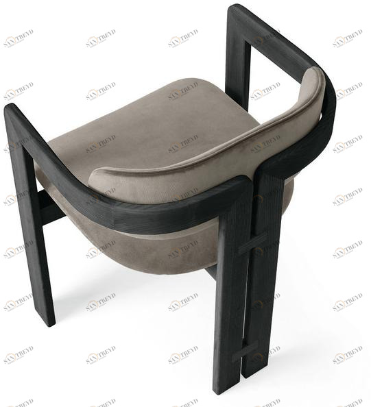 Gallotti&Radice Мягкое бархатное кресло с подлокотниками sun-id-1418030