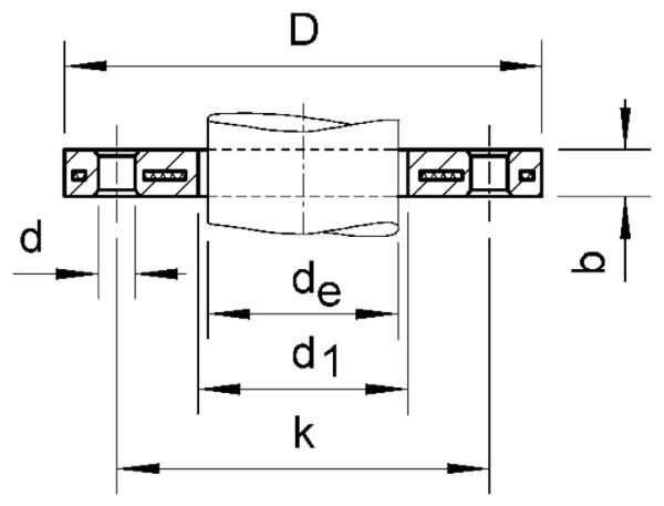SANIT 842750210223205 Свободный фланец, ПП / конец заглушки стали  - Вид №1