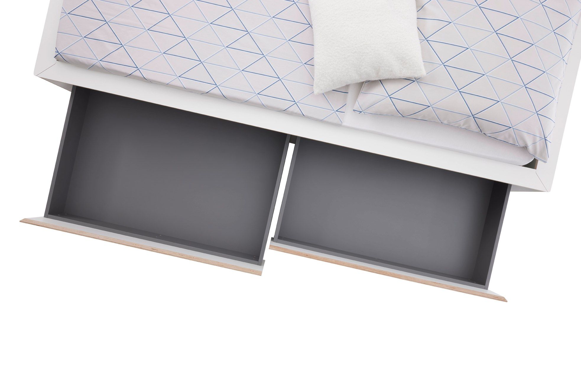 Односпальная кровать для хранения в фанере Müller Small Living SPAZE ARCH-00083318 - Вид №16