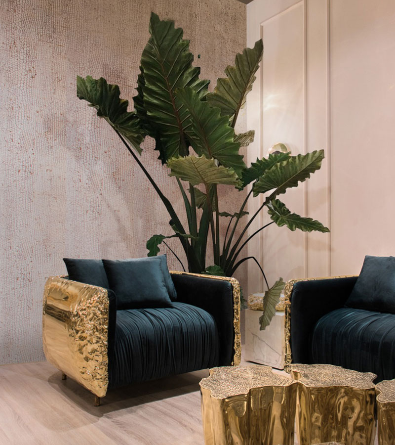 0-100 Несовершенное зеленое кресло Boca Do Lobo  - Вид №16