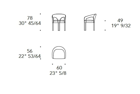 Мягкий тканевый стул с подлокотниками REFLEX хранилище ARCH-00047041 - Вид №1