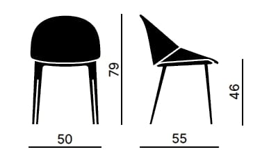 Стул из полипропилена Kastel ARCH-00019104 - Вид №2