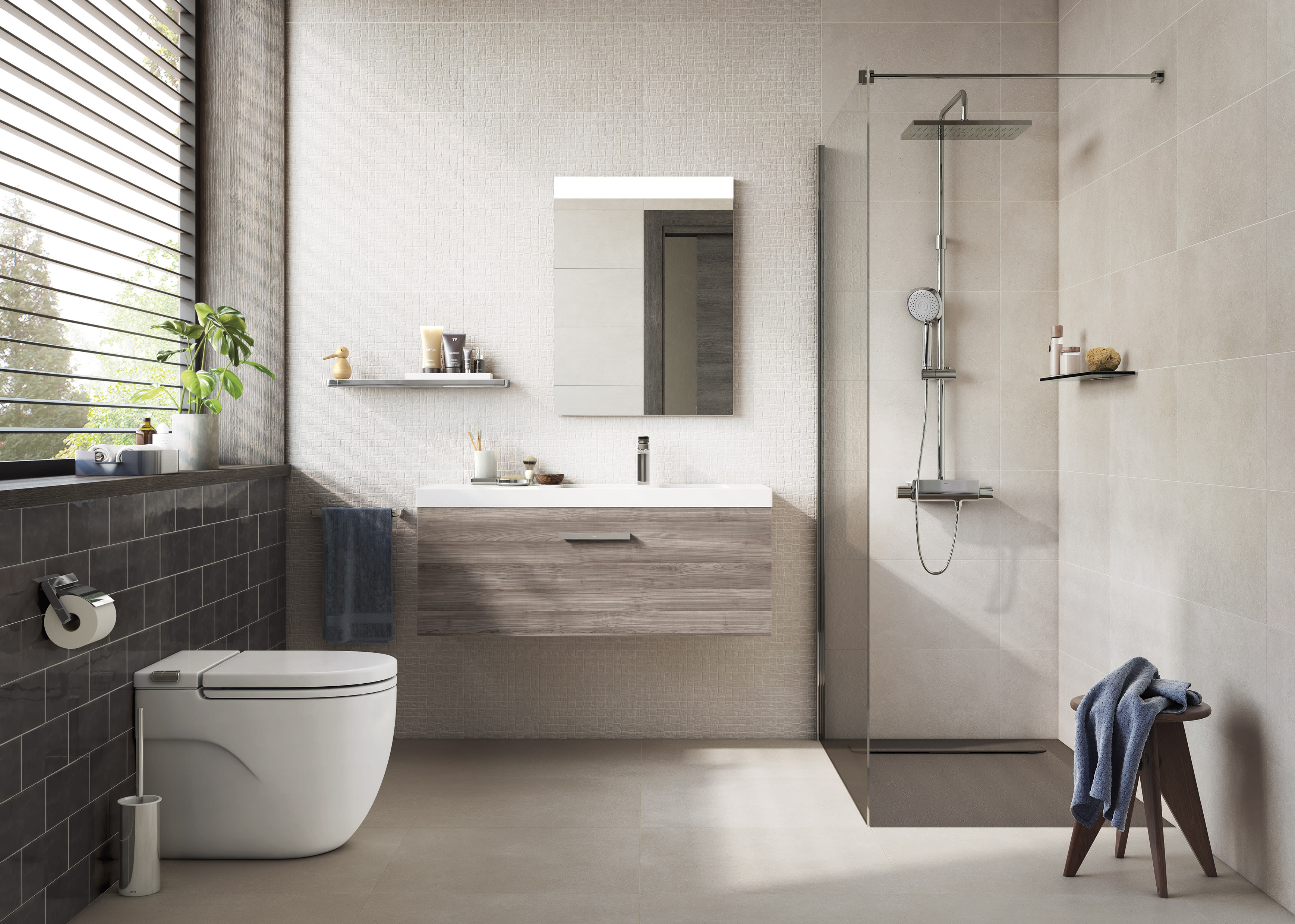 Подвесной шкаф с одной раковиной со встроенной раковиной Roca Prisma ARCH-00031879 - Вид №12