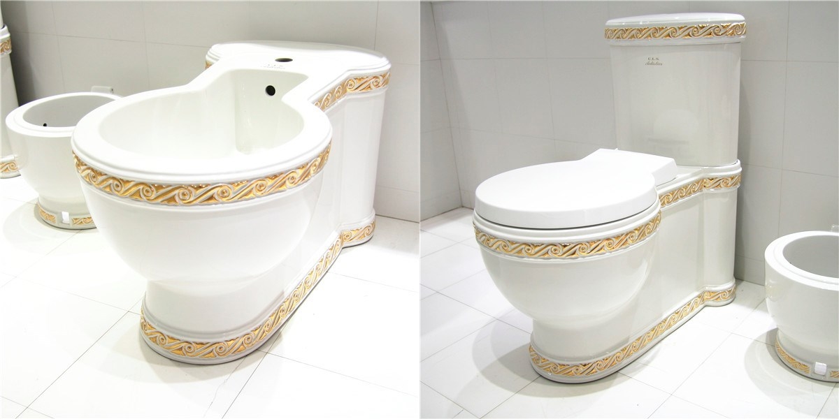 801GU004 Компакт унитаз с бачком Белый Ci Elegant Китай - Вид №1