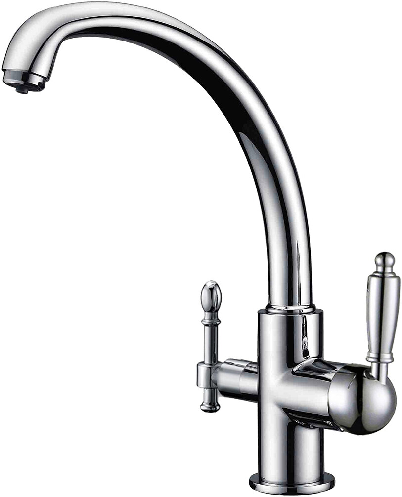 Смеситель ZorG Sanitary ZR 315 YF-33 для кухонной мойки, хром