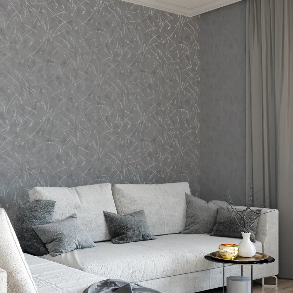 INSPIRE Decobeton: флизелиновые обои с бетонным эффектом в темно-сером цвете 87542852 STLM-0074354 - Вид №3