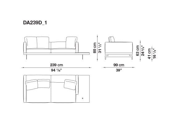 Кожаный диван B&B Italia док ARCH-00130675 - Вид №45