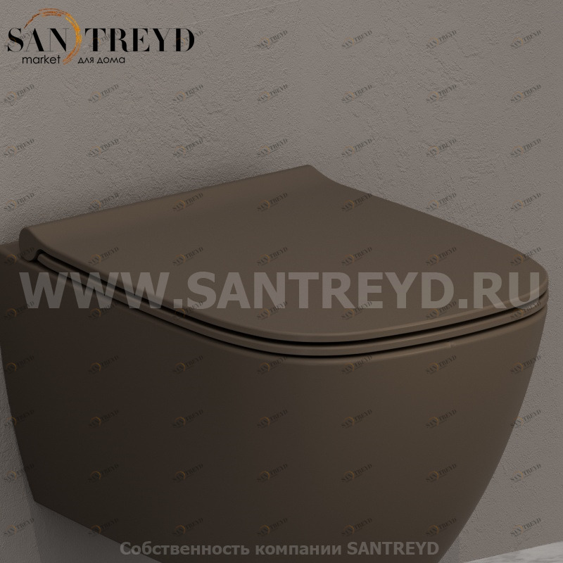 GN022CS Крышка сиденье для унитаза Ceramica Globo GENESIS