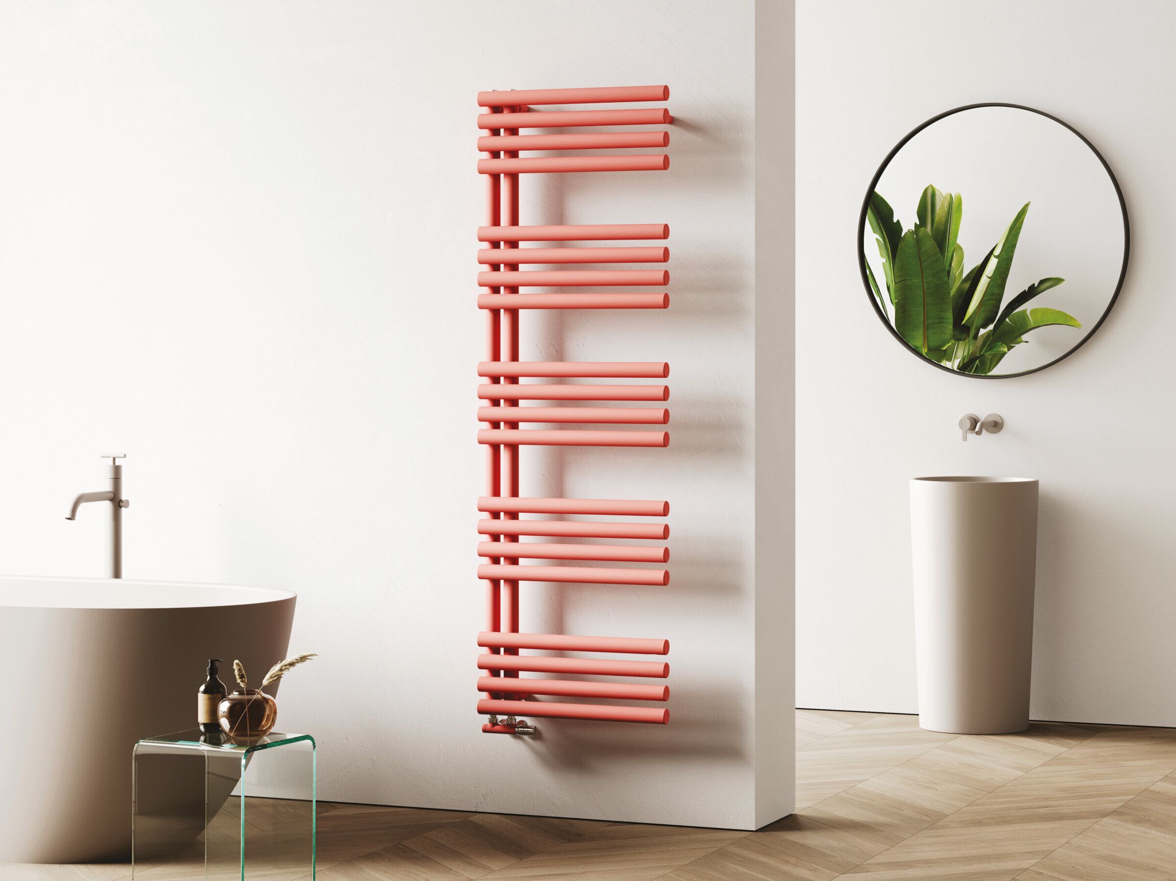 Полотенцесушитель с горячей водой из углеродистой стали Cordivari Federica ARCH-00078453 - Вид №1