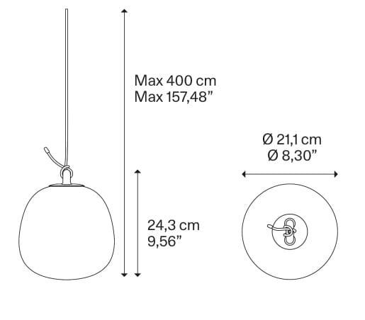 Выдувное стекло светодиодный подвесной светильник Lodes OBLÒ ARCH-00153261 - Вид №10