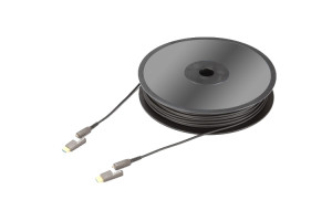 16155324 Видео кабель Profi Micro HDMI 2.0 LWL 18Gbps D>A 10,0 м 3132431010 Eagle Cable