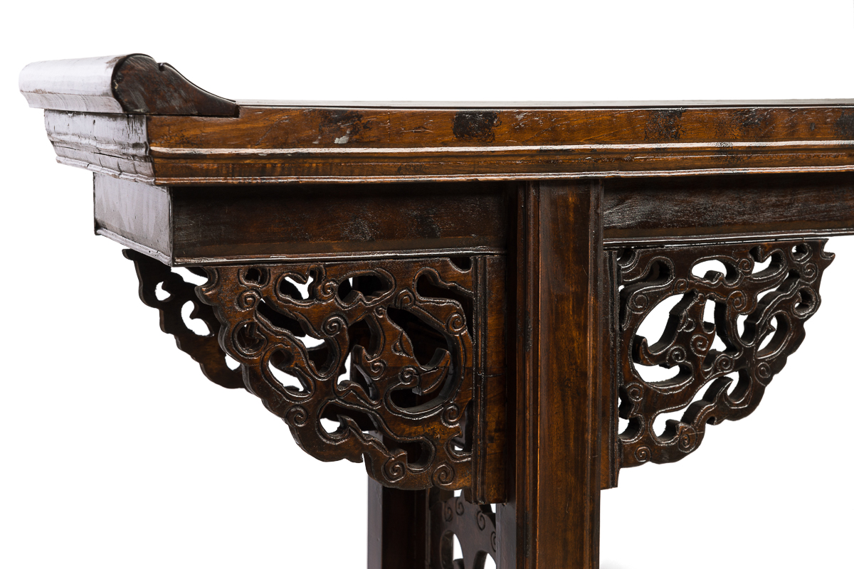 Консоль деревянная резная "Сян-Ань" ДОМАШНЯЯ ОБСТАНОВКА  017341 Коричневый Santreyd  - Вид №2