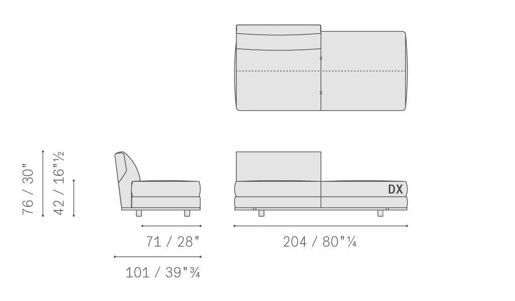 Ткань диван Poltrona Frau коллекция-диваны и кресла ARCH-00054952 - Вид №13
