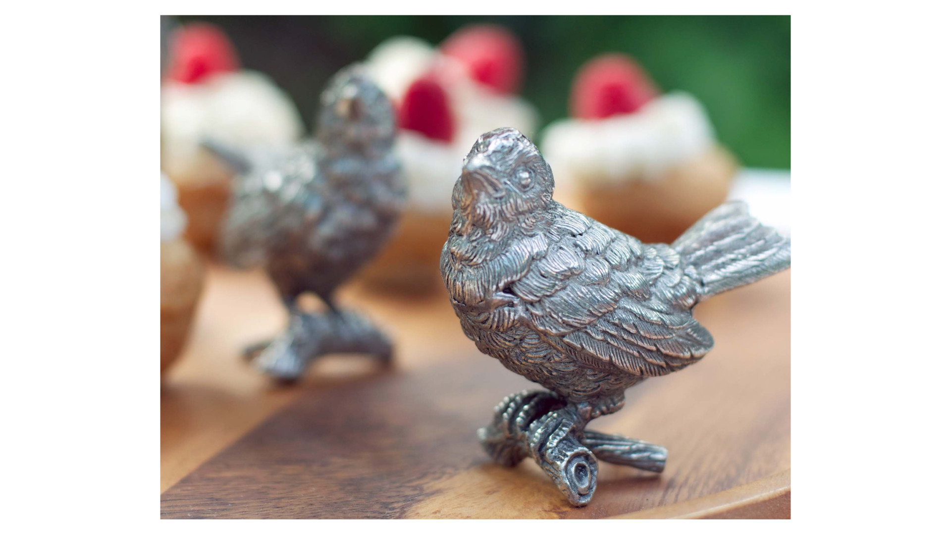 10648903 Vagabond House Набор для соли и перца Vagabond House Птичья трель.Воробьи 8см, олово Олово  - Вид №2