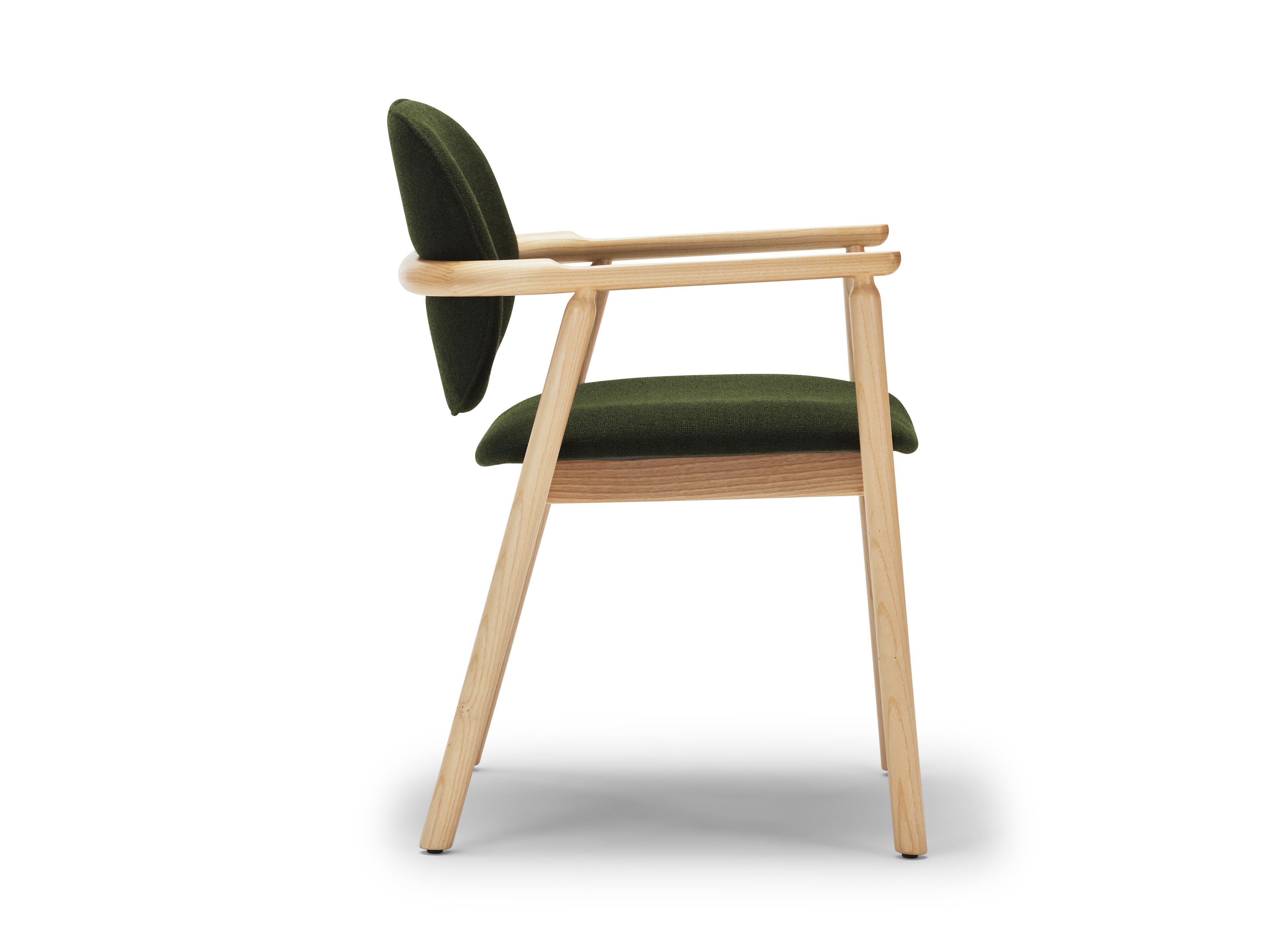 Стул из ткани и ясеня с подлокотниками Papell Design гостиница ARCH-00145350 - Вид №2