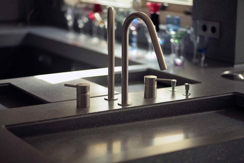 MGS Смеситель для кухни из нержавеющей стали с вытяжным душем F2 sun-id-1440188 - Вид №1