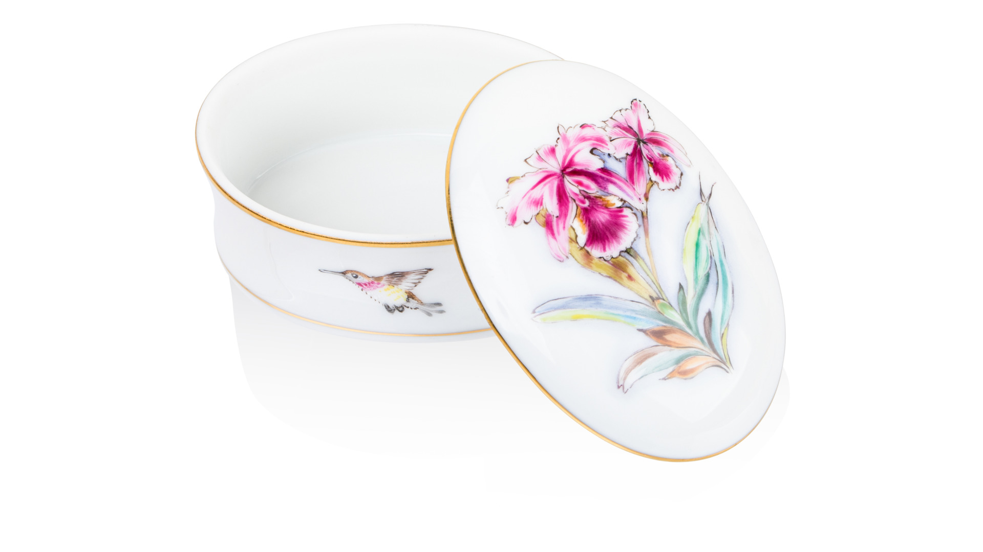 96493 Herend Шкатулка 7см "Мир растений" (один фрагмент) Фарфор  - Вид №2