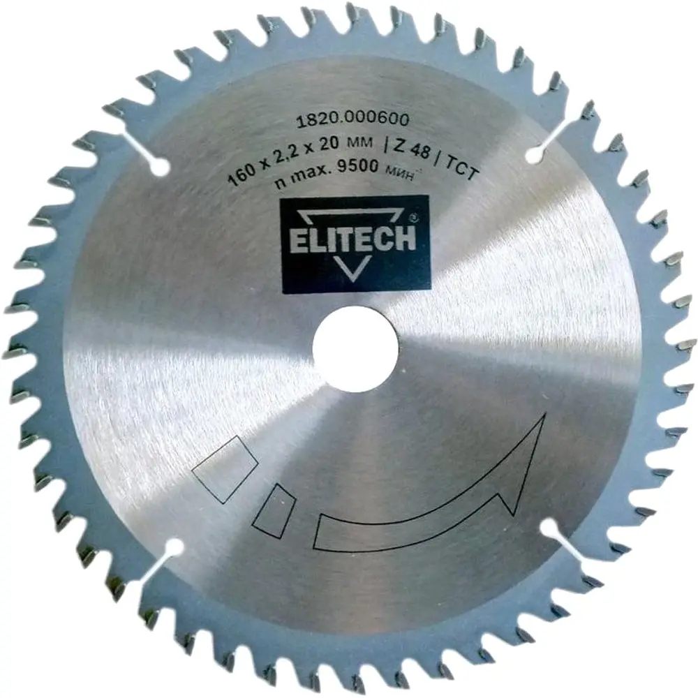 93762201 Диск пильный ELITECH 1820.000600 STLM-0846874