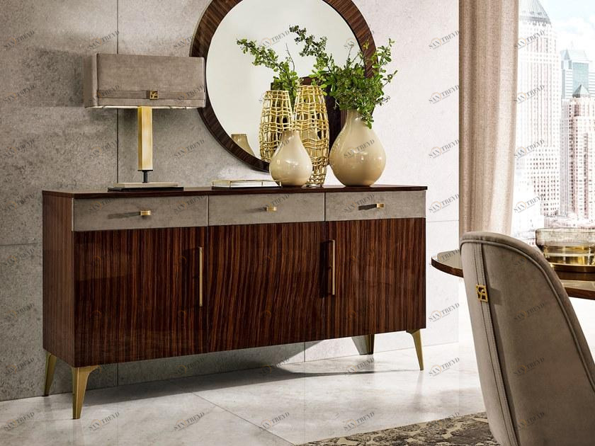 Barnini Oseo Комод с распашными дверцами с ящиками Richmond upon thames Rc56