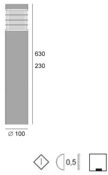 BEL-LIGHTING Столбик из нержавеющей стали Spirit 954 - Вид №2