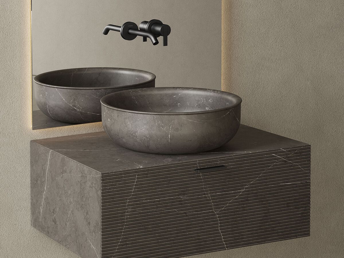 Мраморная столешница с одной круглой раковиной Inbani Prime ARCH-00030230 - Вид №1