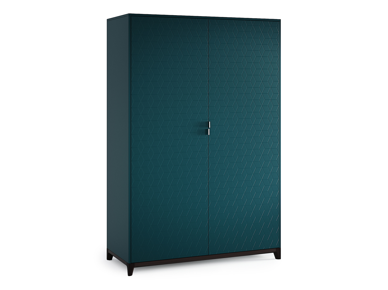 Шкаф распашной двухдверный бирюзовый Case THE IDEA  210349 Синий  - Вид №1