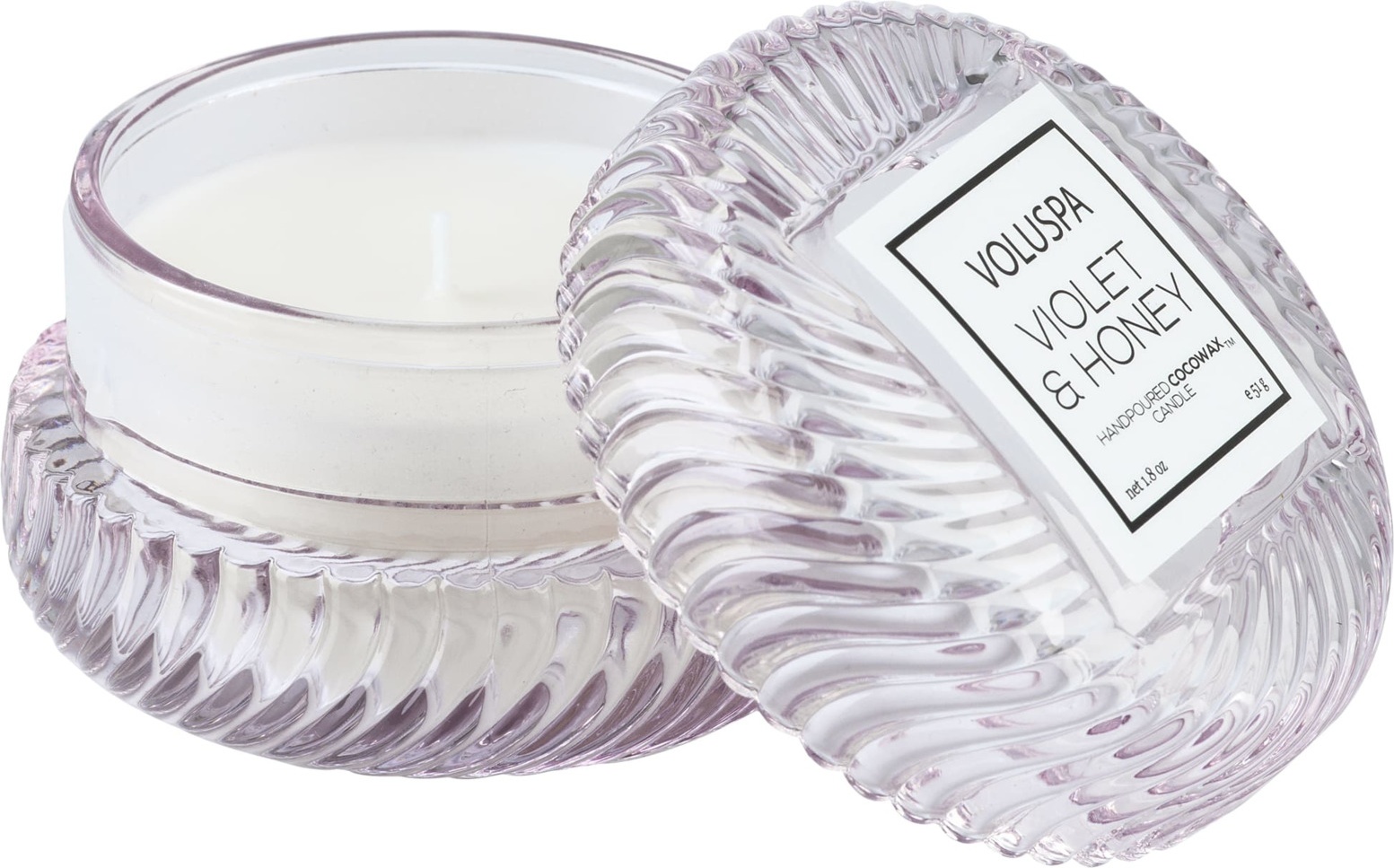 10664242 VOLUSPA Ароматическая свеча Voluspa "Фиалки и мед", 51гр 