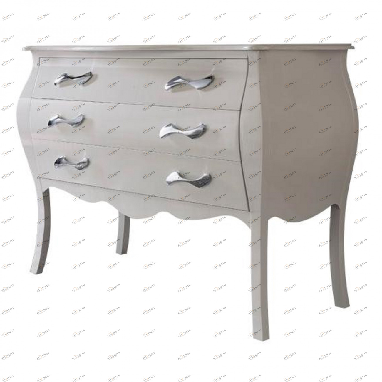 Комод белый с 3 ящиками Freedom ESF ДИЗАЙНЕРСКИЕ, КОМОДЫ FREEDOM 043936 Белый 