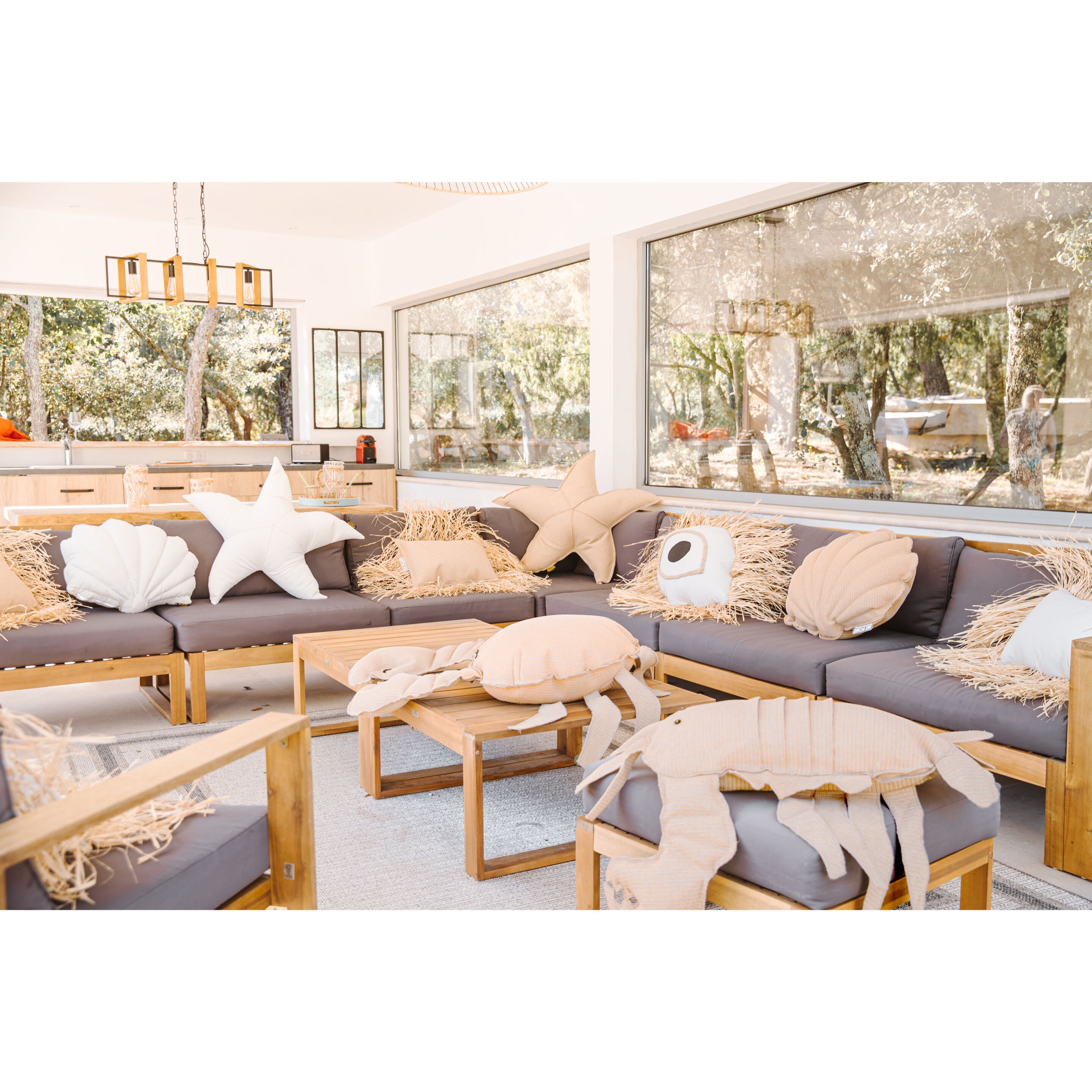 Напольная подушка ткани MX HOME Tahiti ARCH-00039134 - Вид №3