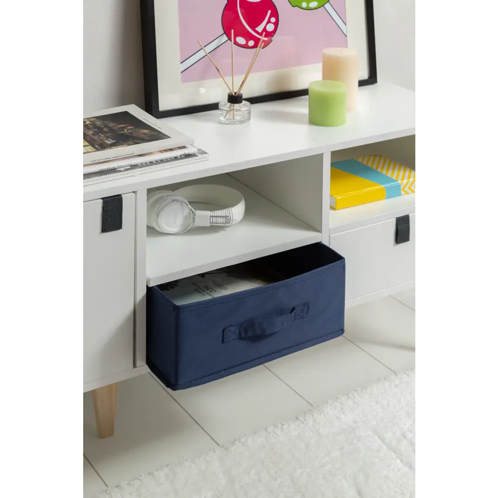 Короб Spaceo KUB Saphir 15x31x31 см 14.4 л полиэстер цвет синий 81990616 STLM-2106184 - Вид №3