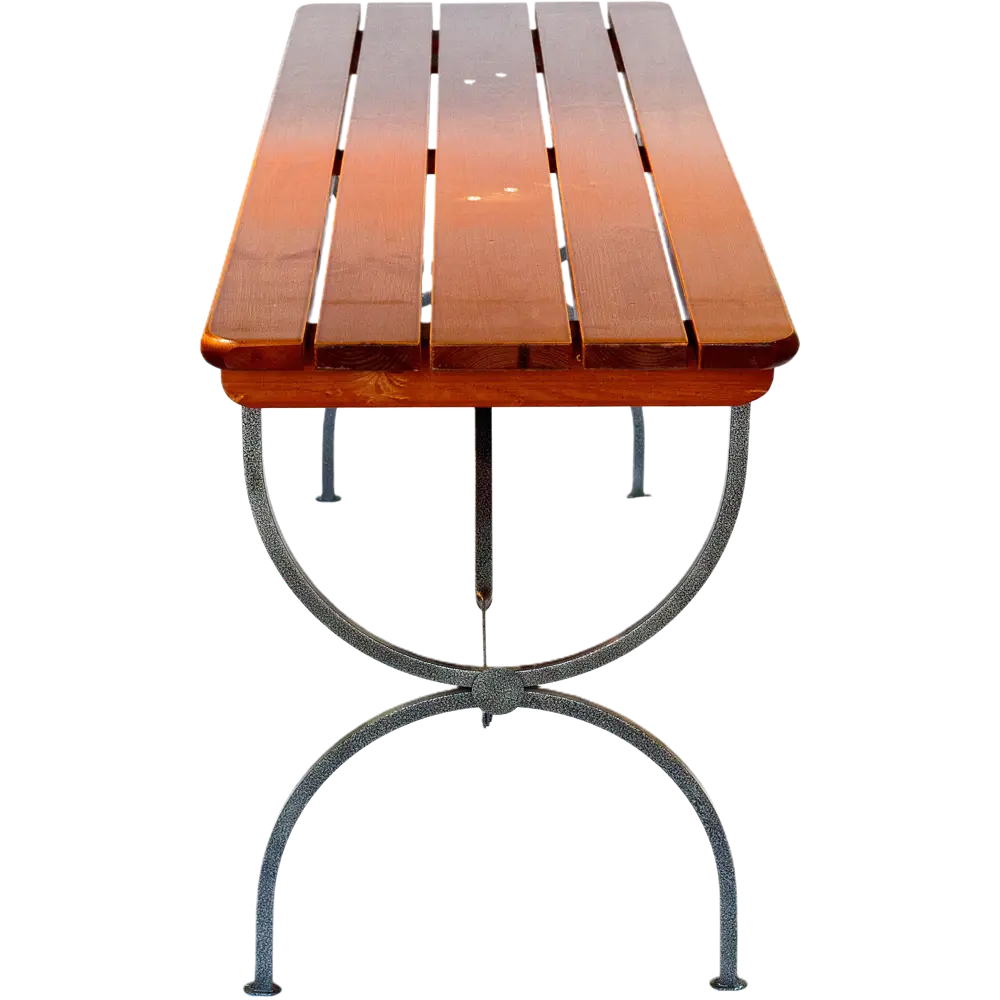 Стол садовый Линц складной 60x78x180 см дерево/металл темно-коричневый 89184759 STLM-2121508 Santreyd - Вид №1