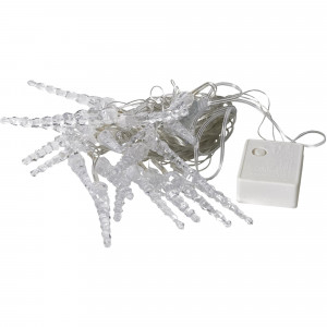 82309527 Электрогирлянда комнатная нить «Сосульки» 5.5 м 20 LED мультисвет 8 режимов