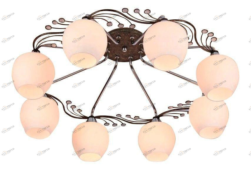 Потолочная люстра Citilux Сюита CL153181 CITILUX СЮИТА ХРОМ 182757 Белый 