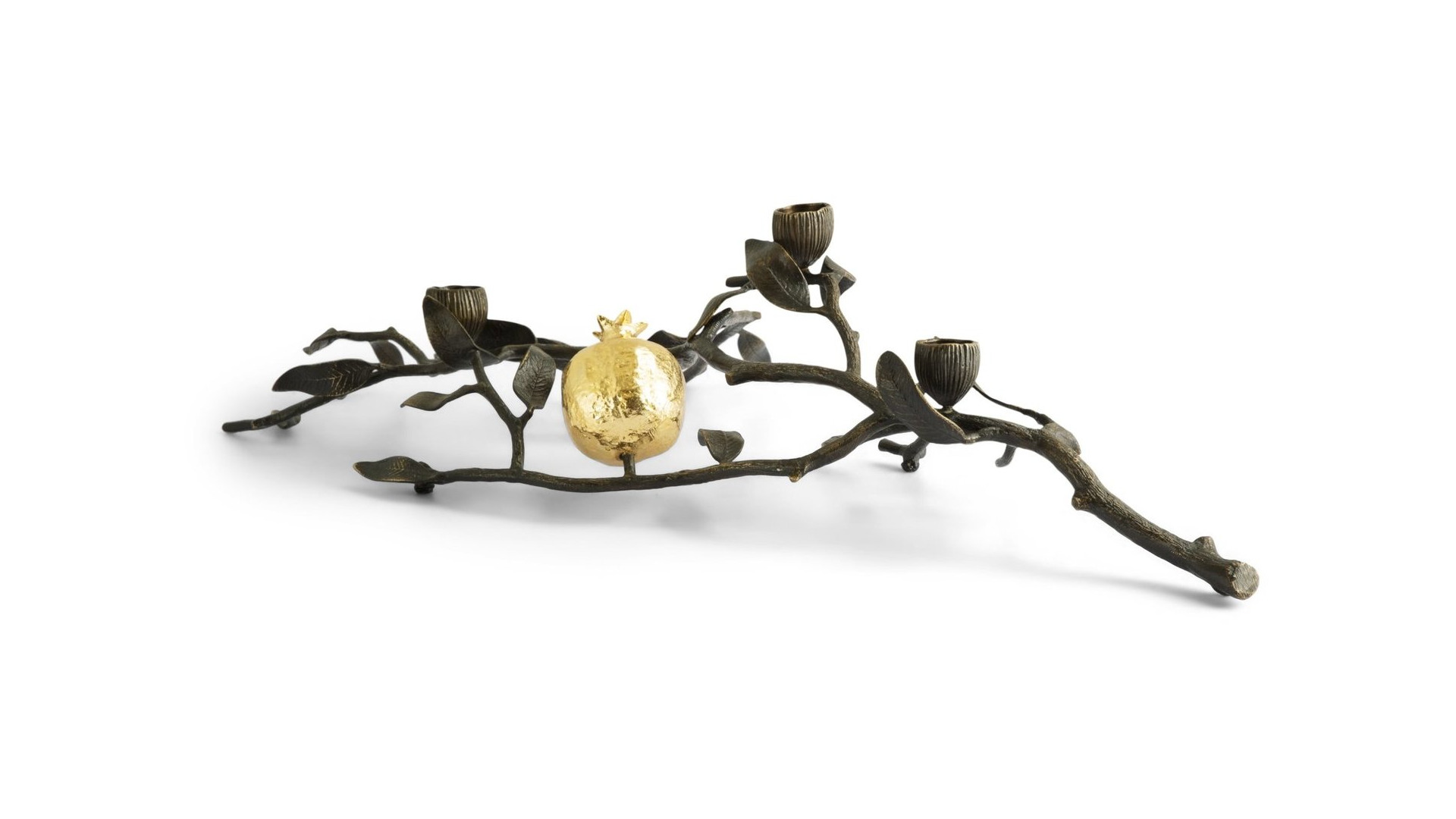 10650247 Michael Aram Подсвечник Michael Aram Гранат 56см, латунь Латунь  - Вид №1