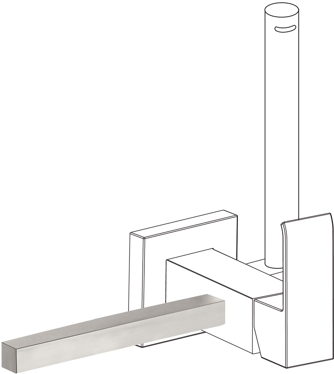 Аксессуар для полотенцесушителя для смесителя унитаза с душем-03412402AC TRES