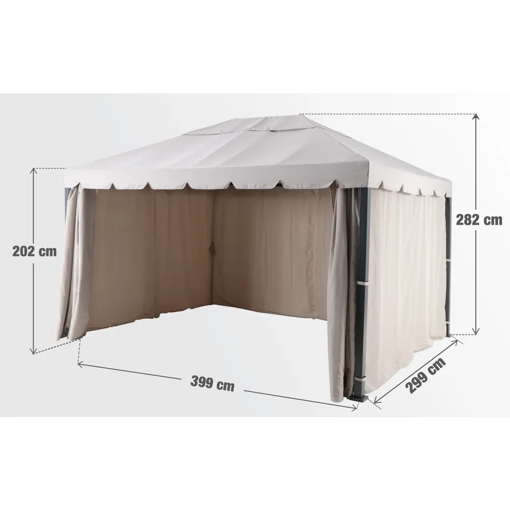 Павильон BEGINIA Ysis 3x4 м бежевый Товар без серии STLM-2038475 - Вид №24
