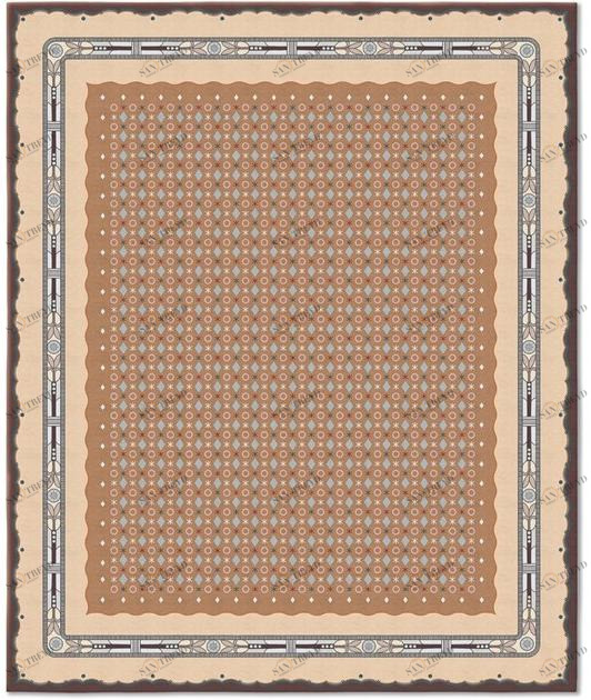 Tapis Rouge Прямоугольный коврик ручной работы Archive Tr1203