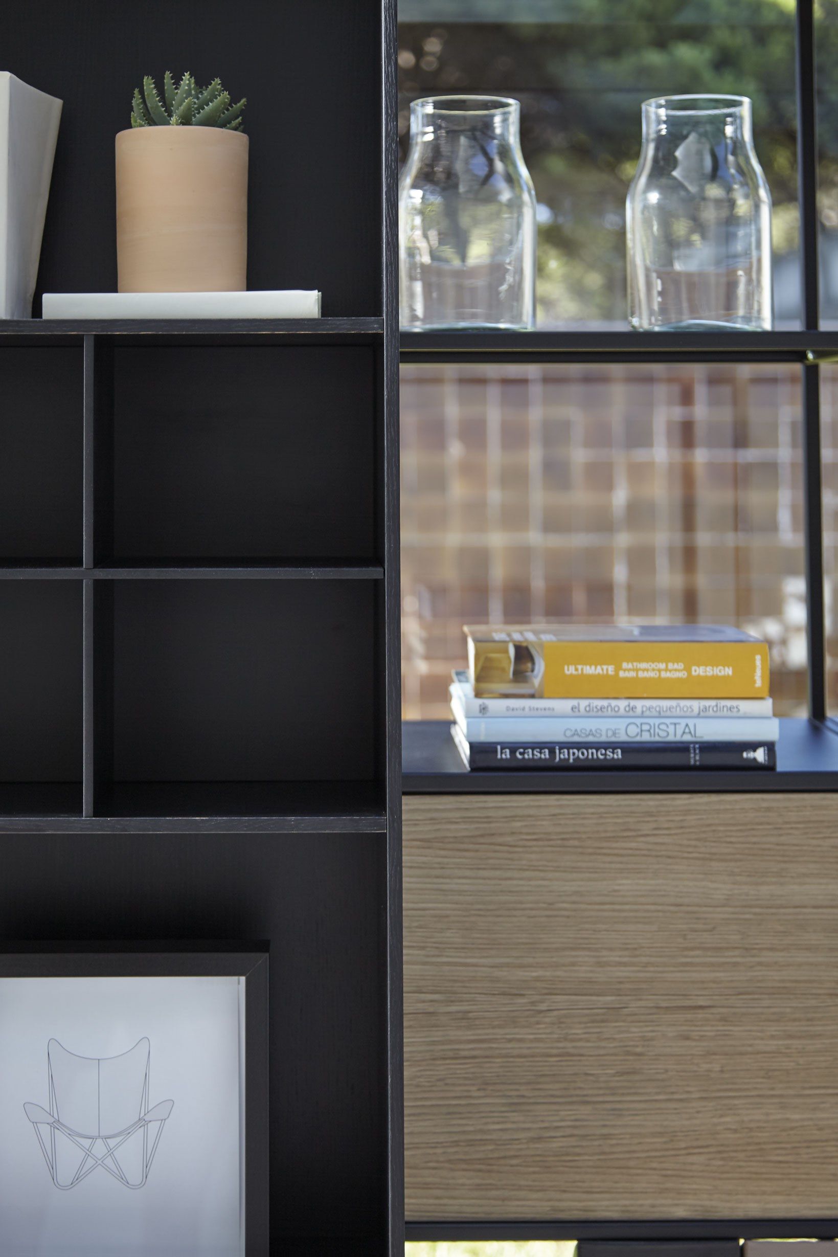 Деревянный книжный шкаф на колесах Punt Literatura ARCH-00034358 - Вид №39