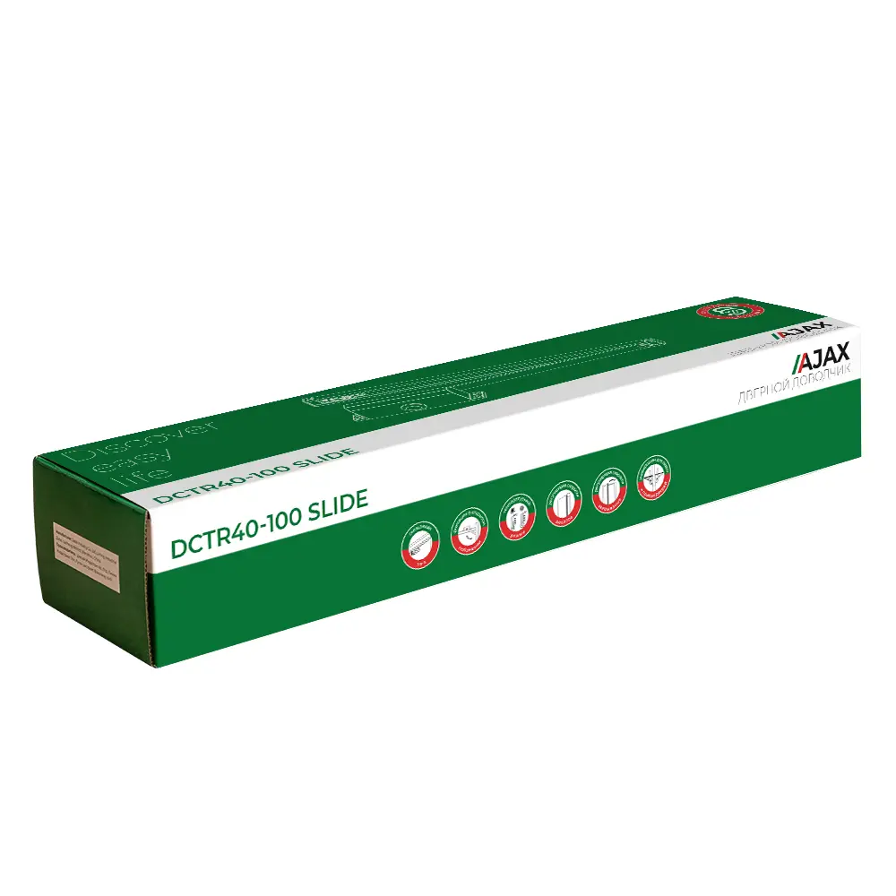 Доводчик Ajax DCTR40-100 для плавного закрытия дверей до 100 кг 89400186 STLM-1563874 - Вид №1