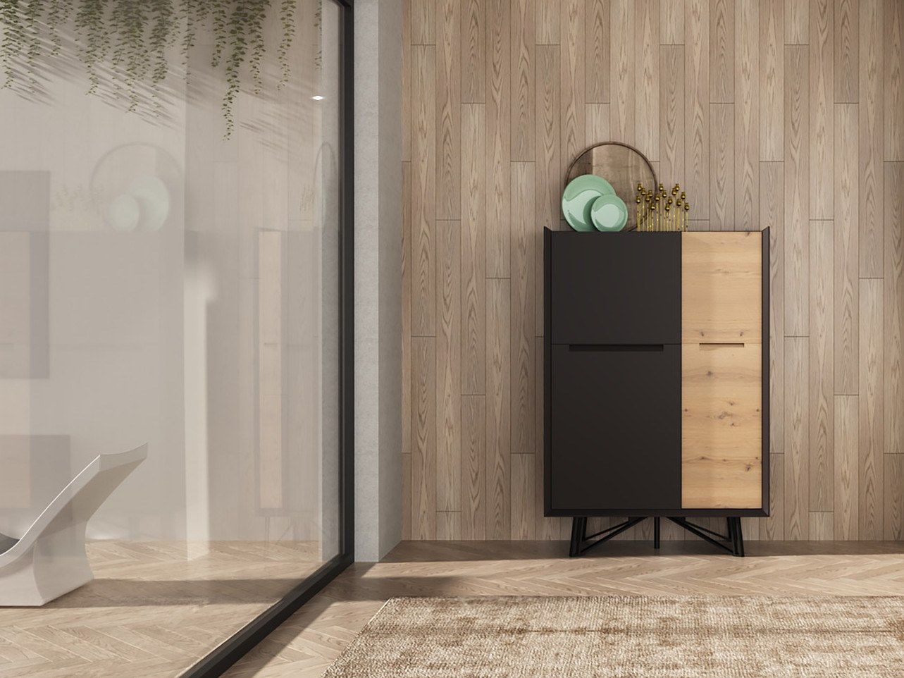 Деревянный барный шкаф animovel Тайга ARCH-00125538 - Вид №2