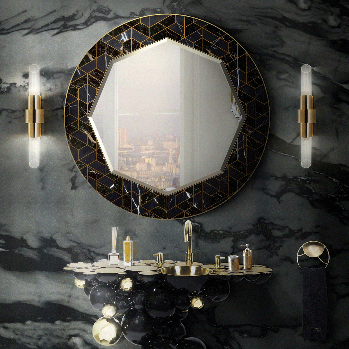 Зеркала Tortoise Mirror Covethouse MAISON VALENTINA  - Вид №1