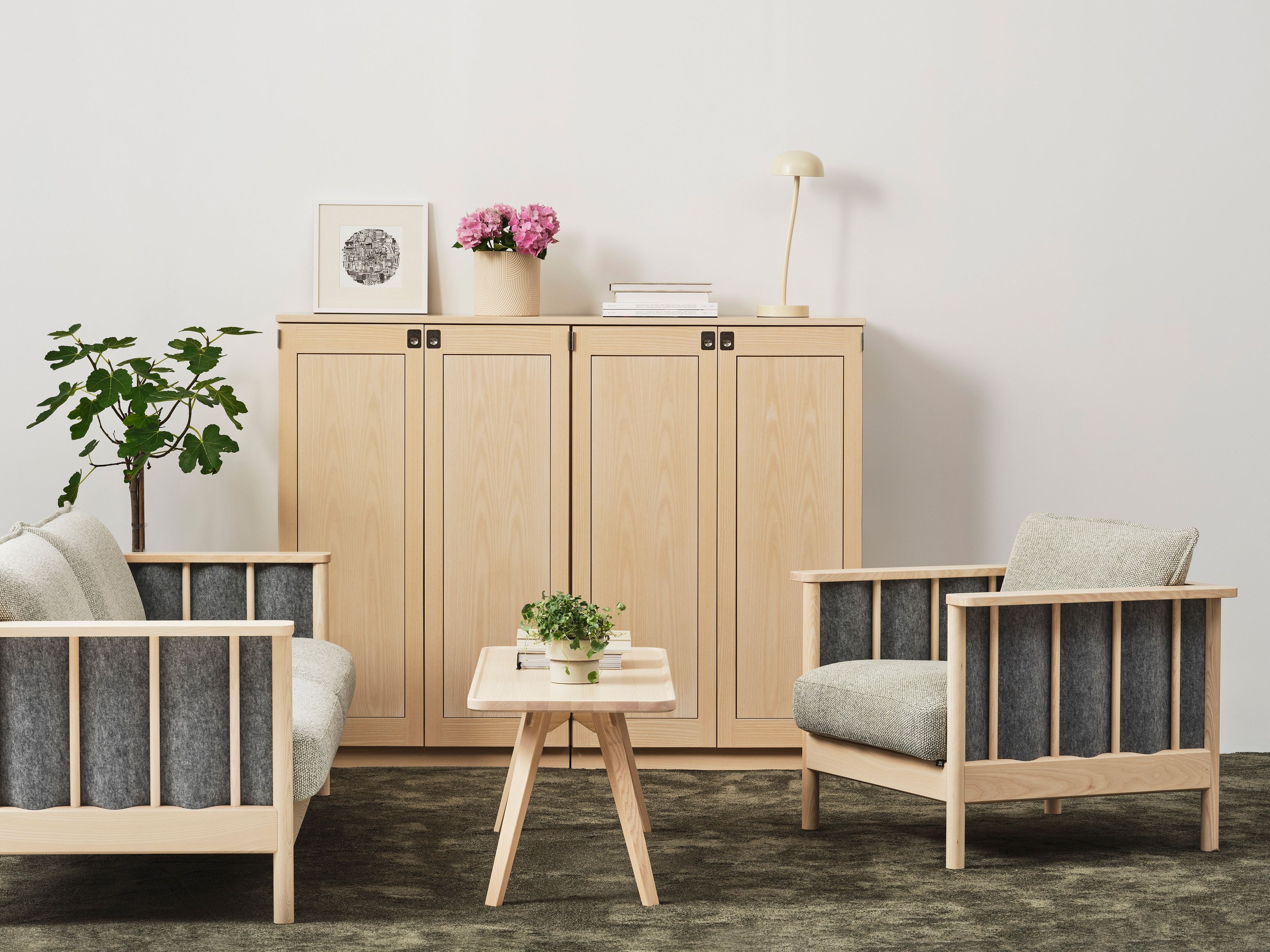 Деревянное кресло с подлокотниками Karl Andersson Ondulé ARCH-00140468 - Вид №2