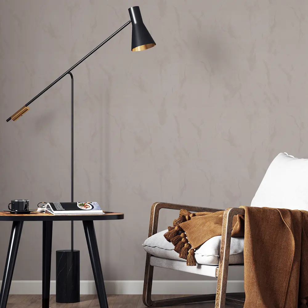 Флизелиновые обои Palitra Home Marmalit в бежевых тонах с абстрактным узором 89406592 STLM-1574664 - Вид №4