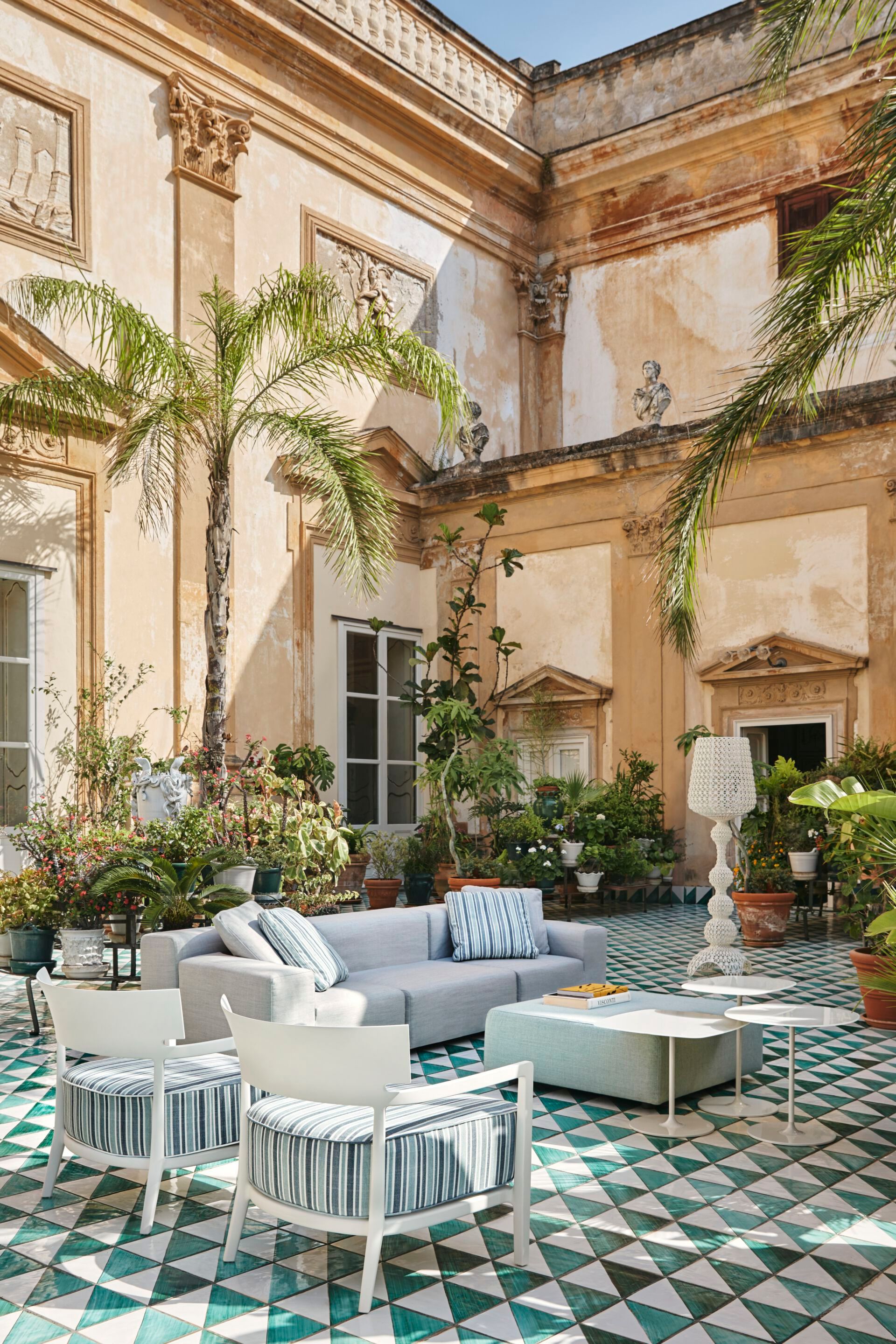 Светодиодный напольный светильник из инженерного пластика с диммером Kartell Кабуки ARCH-00027879 - Вид №18