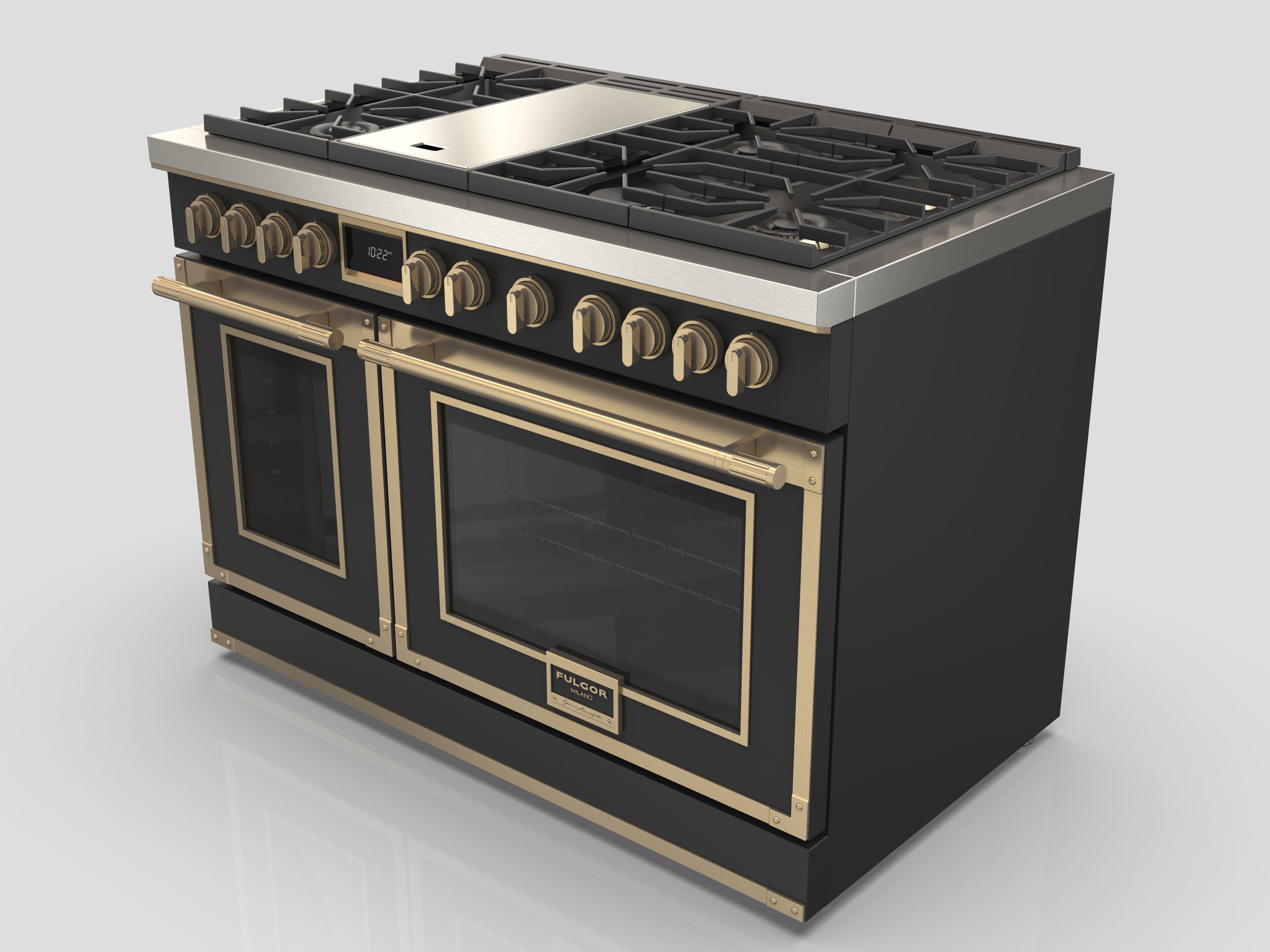 Отдельно стоящая кухня из нержавеющей стали с газовой плитой Fulgor Milano Professional ARCH-00130503 - Вид №1