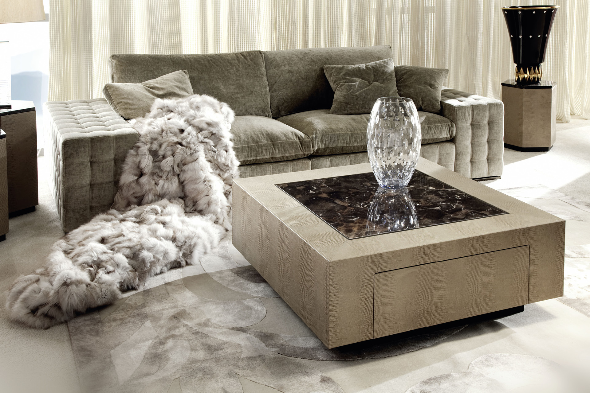 900/45 Lifetime квадратный коктейльный низкий столик - giorgio collection - Вид №3